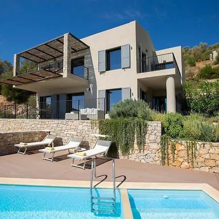 Kastos -stylish With Private Sea Access Villa